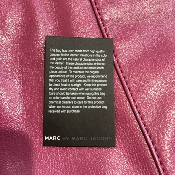 Marc by Marc Jacobs Preppy Leather Hobo Bag Amethyst Purple - Picture 9 of 9